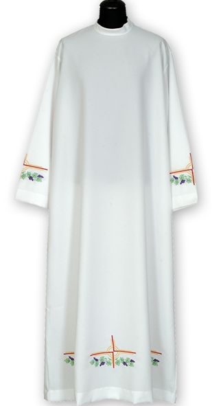 Alba kapłańska haftowana  (12) - KOMŻE I ALBY  KAPŁAŃSKIE - Nowość