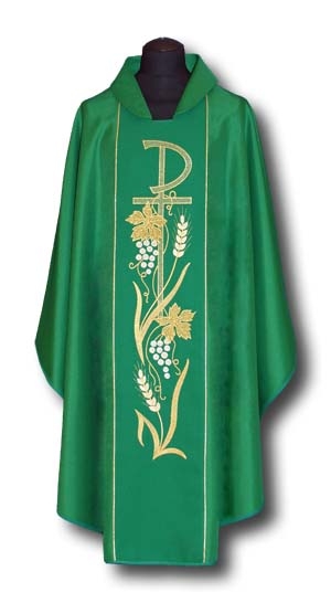 Ornat haftowany (97) - Ornaty zielone - Nowość