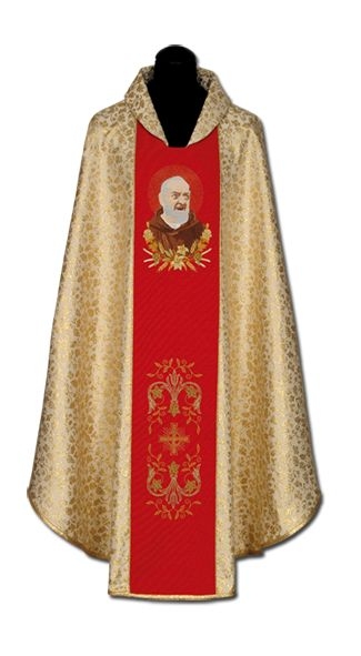 Ornat haftowany Ojciec Pio - Ornaty z wizerunkiem świętych - Nowość