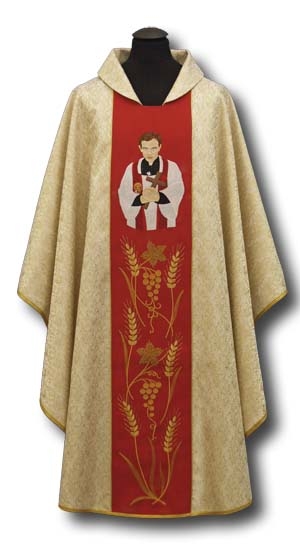 Ornat haftowany ks. Jerzy Popiełuszko - Ornaty z wizerunkiem świętych - Nowość