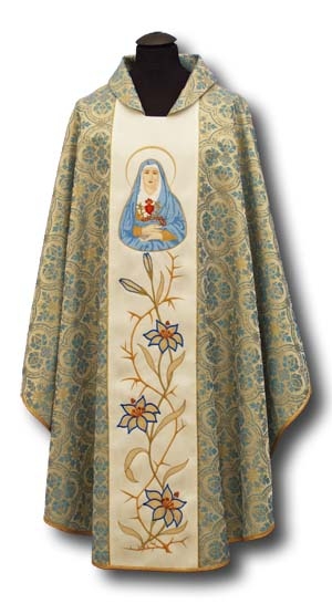 Ornat haftowany MB Bolesna - Ornaty Maryjne - Nowość