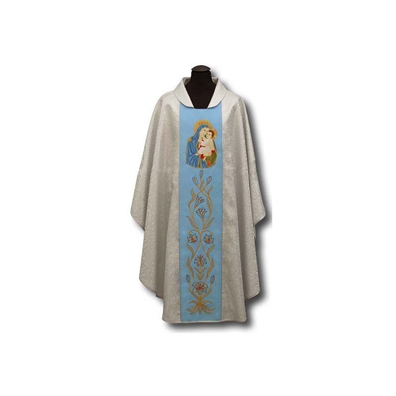 Ornat haftowany MB Szkaplerzna - Ornaty Maryjne - Ornat haftowany MB Szkaplerzna