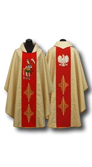 Ornat haftowany św. Florian - Ornaty z wizerunkiem świętych - Nowość