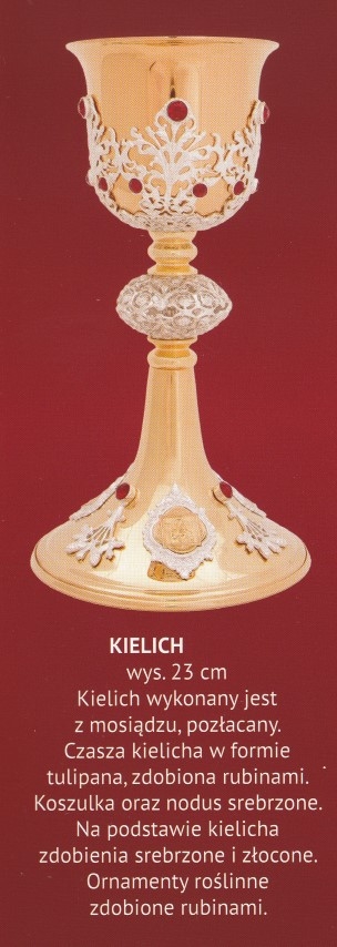 Kielich mszalny - 23 cm  (4) - KIELICHY MSZALNE - Nowość