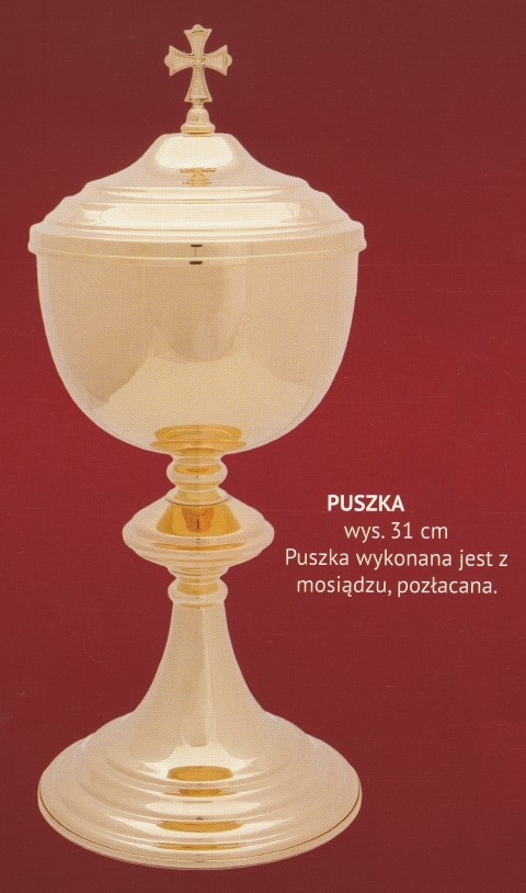 Puszka liturgiczna 31 cm (3) - PUSZKI MSZALNE - Nowość