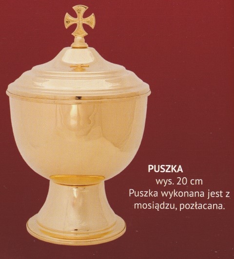 Puszka liturgiczna 20 cm (5) - PUSZKI MSZALNE - zdjęcie 2 - Puszka liturgiczna 20 cm (5)