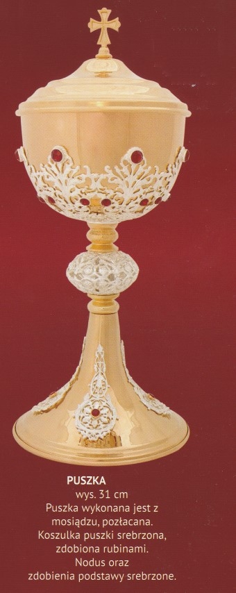 Puszka liturgiczna 31 cm (7) - PUSZKI MSZALNE - zdjęcie 2 - Puszka liturgiczna 31 cm (7)