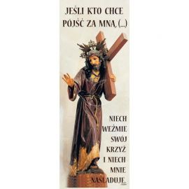 Baner Wielkanocny - Jeśli kto chce pójść za Mną - Wielki Post