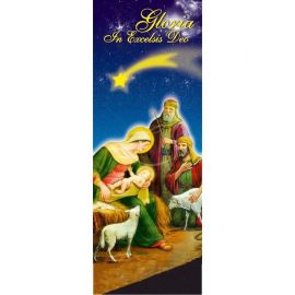 Baner Bożonarodzeniowy - Gloria in excelsis Deo - Boże Narodzenie