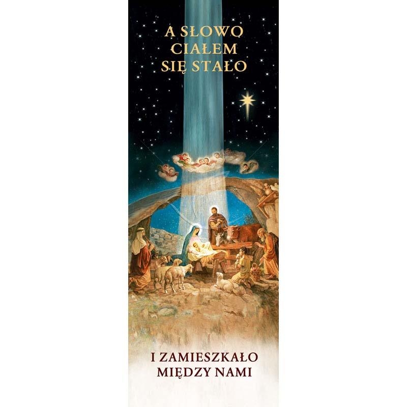 Baner Bożonarodzeniowy - A słowo ciałem - Boże Narodzenie - Nowość