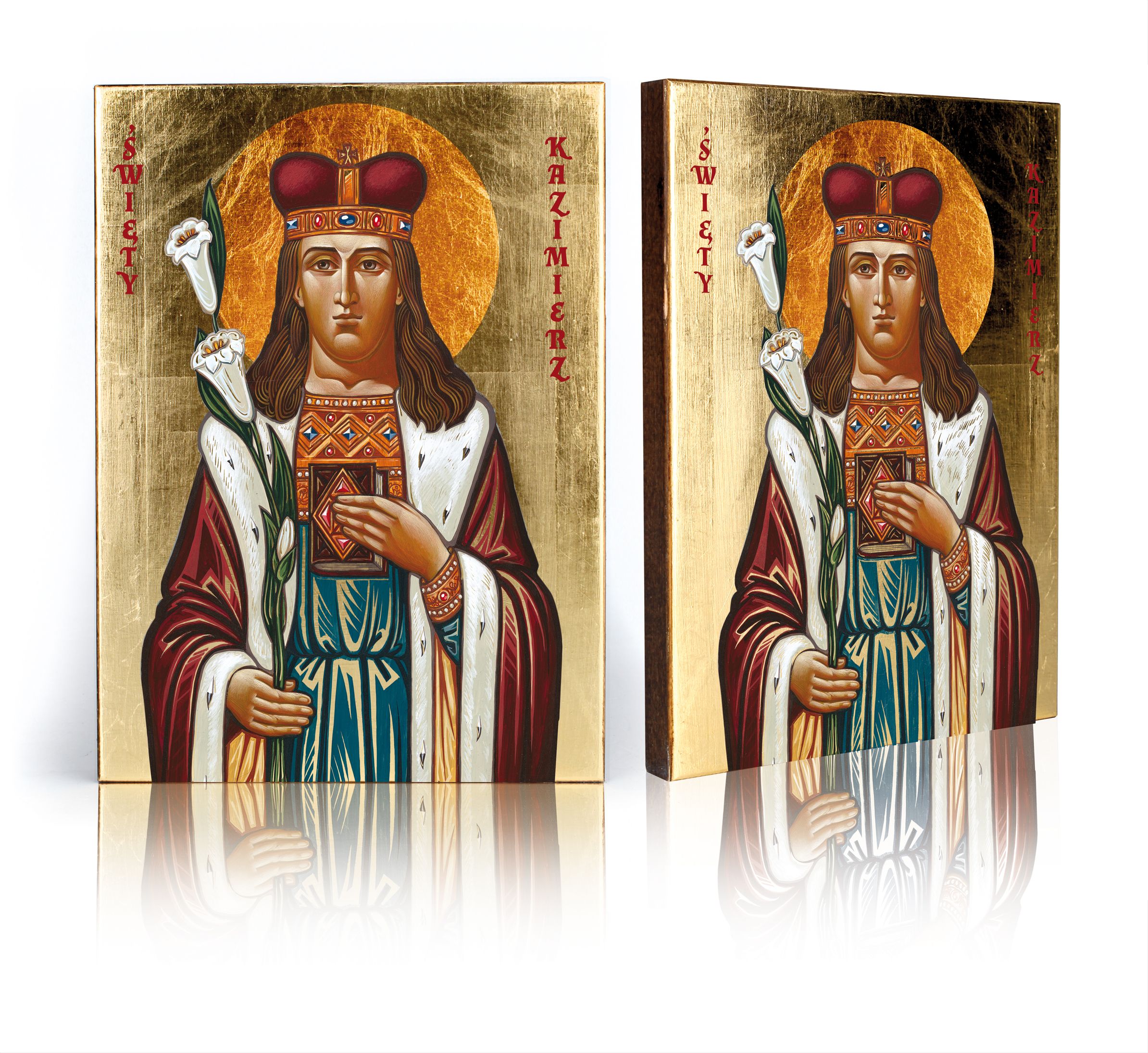 Ikona Święty Kazimierz - Święci i Błogosławieni - Nowość