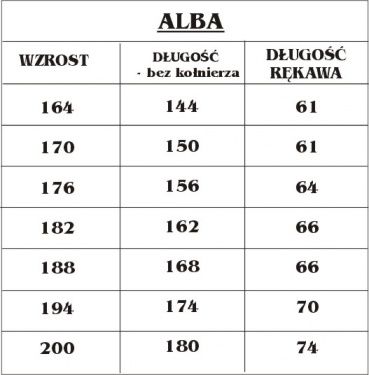 Alba kapłańska lniana - srebrna wstawka - KOMŻE I ALBY  KAPŁAŃSKIE - zdjęcie 2 - Alba kapłańska lniana - srebrna wstawka
