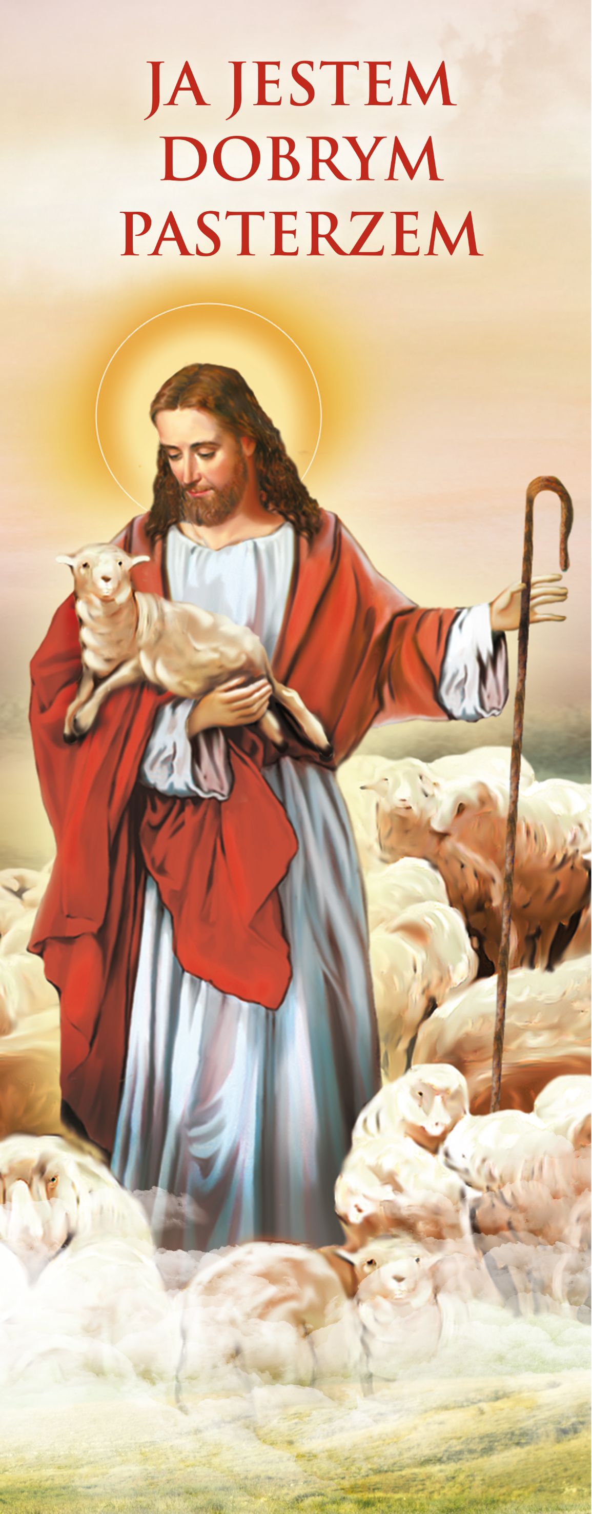 Baner na Wielkanoc "Ja jestem dobrym.." (27) - WIELKANOC - Nowość