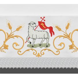 Obrus ołtarzowy wielkanocny  - Baranek (2) - OBRUSY OŁTARZOWE