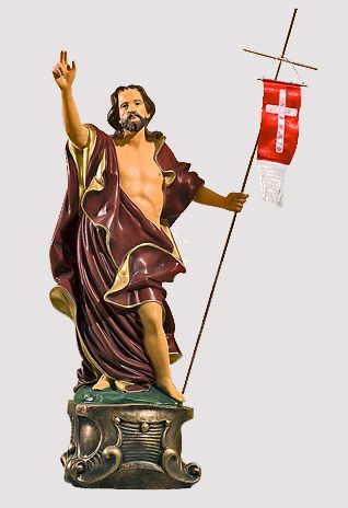 Figura Chrystus Zmartwychwstały - 55 cm - Chrystus Zmartwychwstały - zdjęcie 2 - Figura Chrystus Zmartwychwstały - 55 cm