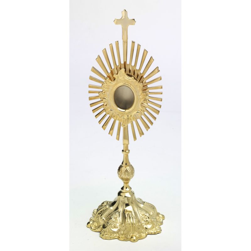 Relikwiarz mosiężny - 35 cm - RELIKWIARZE - Relikwiarz mosiężny - 35 cm