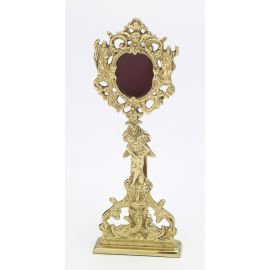 Relikwiarz pozłacany - 22 cm - RELIKWIARZE