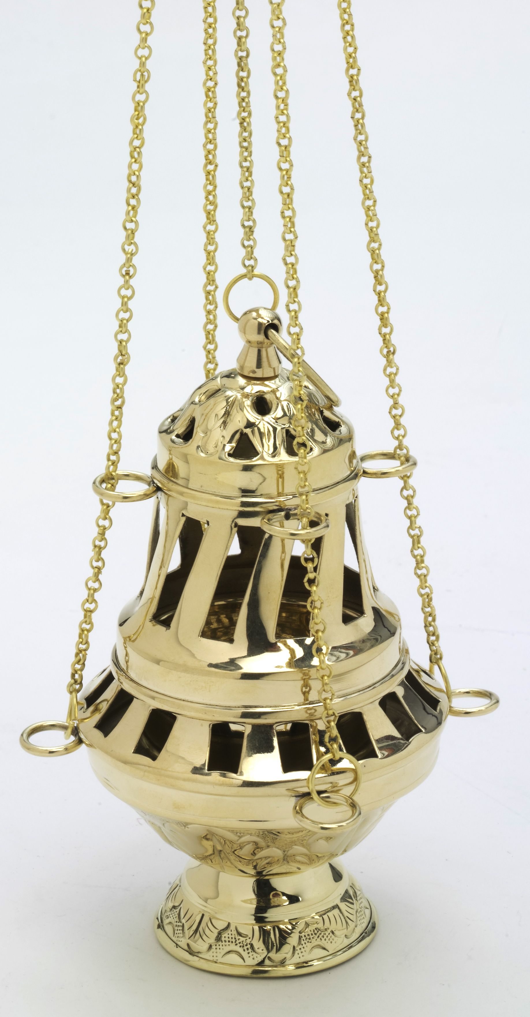 Trybularz mosiężny ze stalową powłoką - 16 cm - TRYBULARZE, ŁÓDKI - Nowość