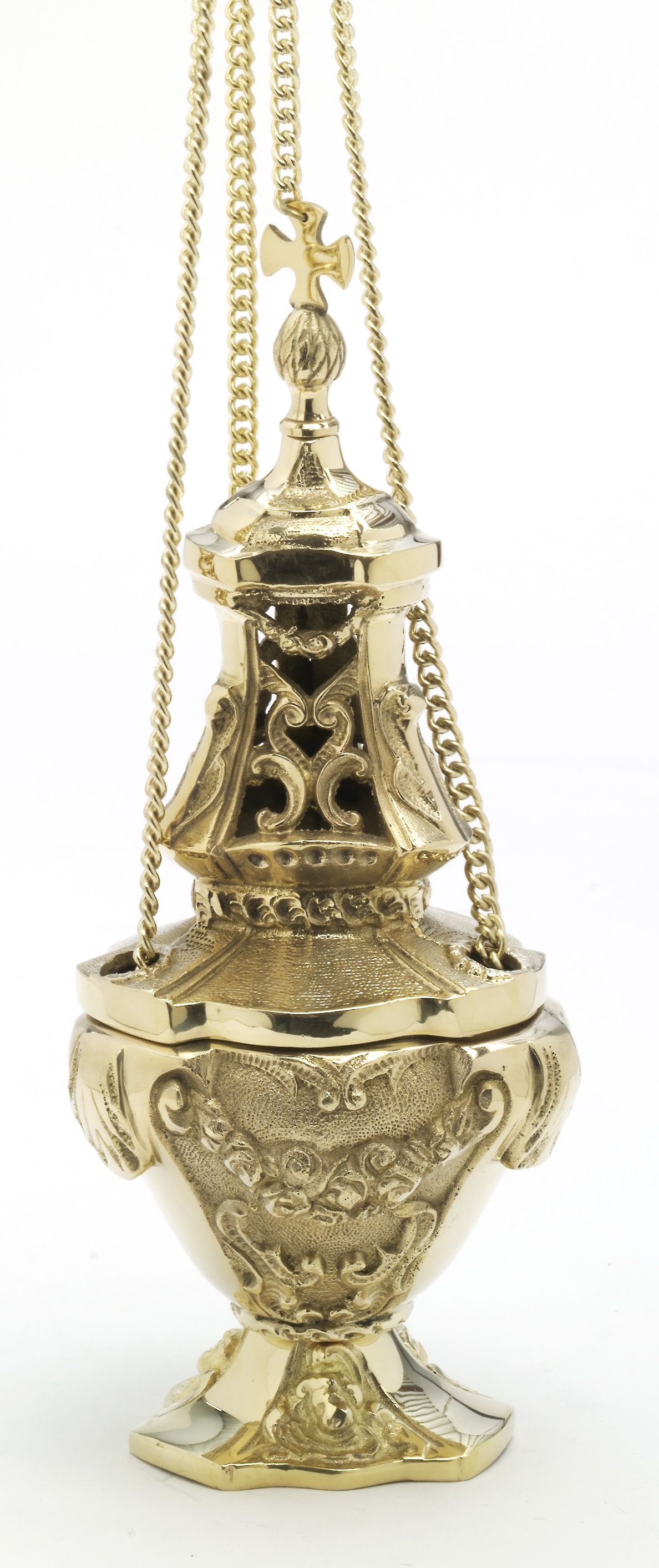 Trybularz mosiężny, odlewany - 30 cm - TRYBULARZE, ŁÓDKI - Nowość