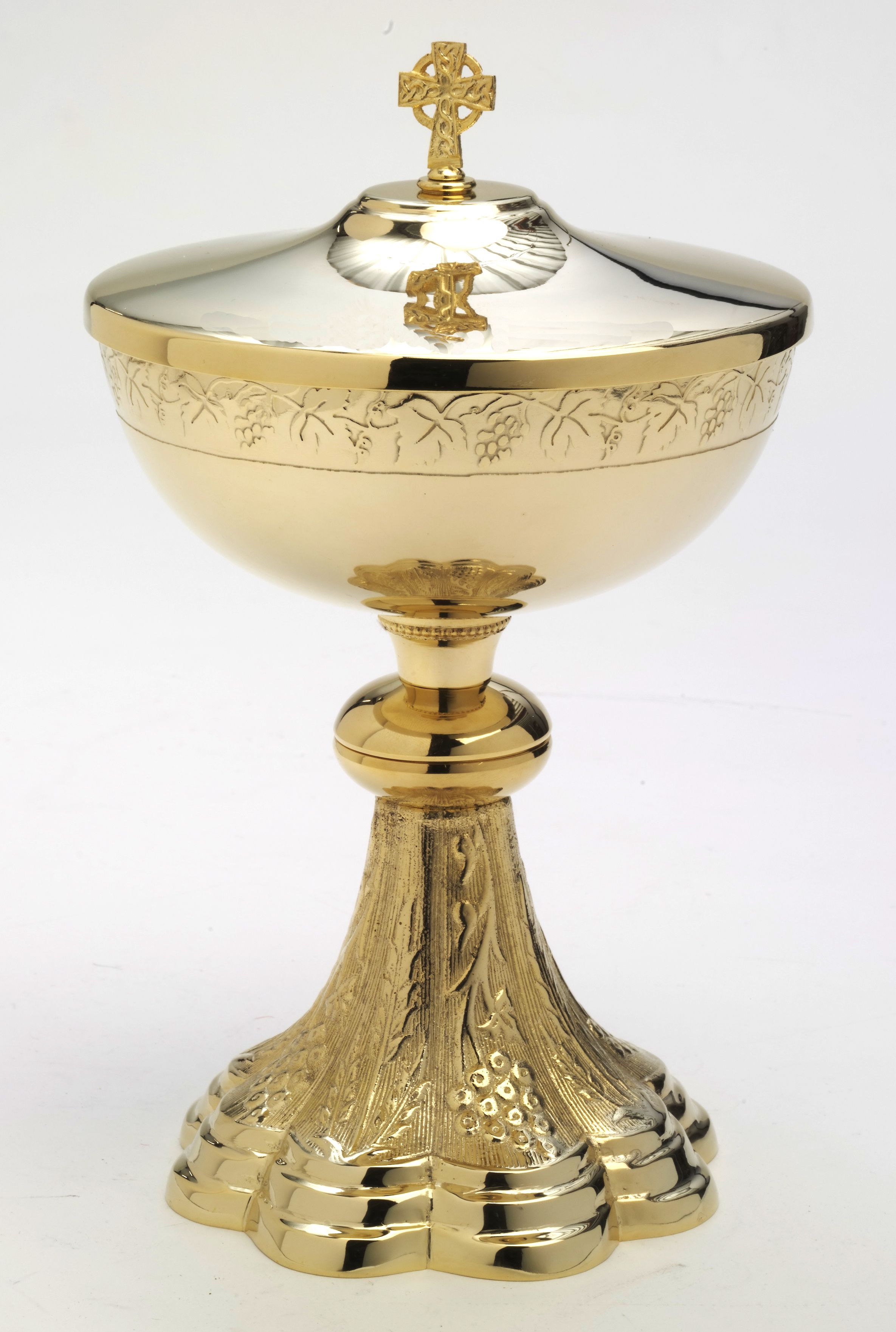 Puszka pozłacana - 24 cm. - PUSZKI MSZALNE - Nowość