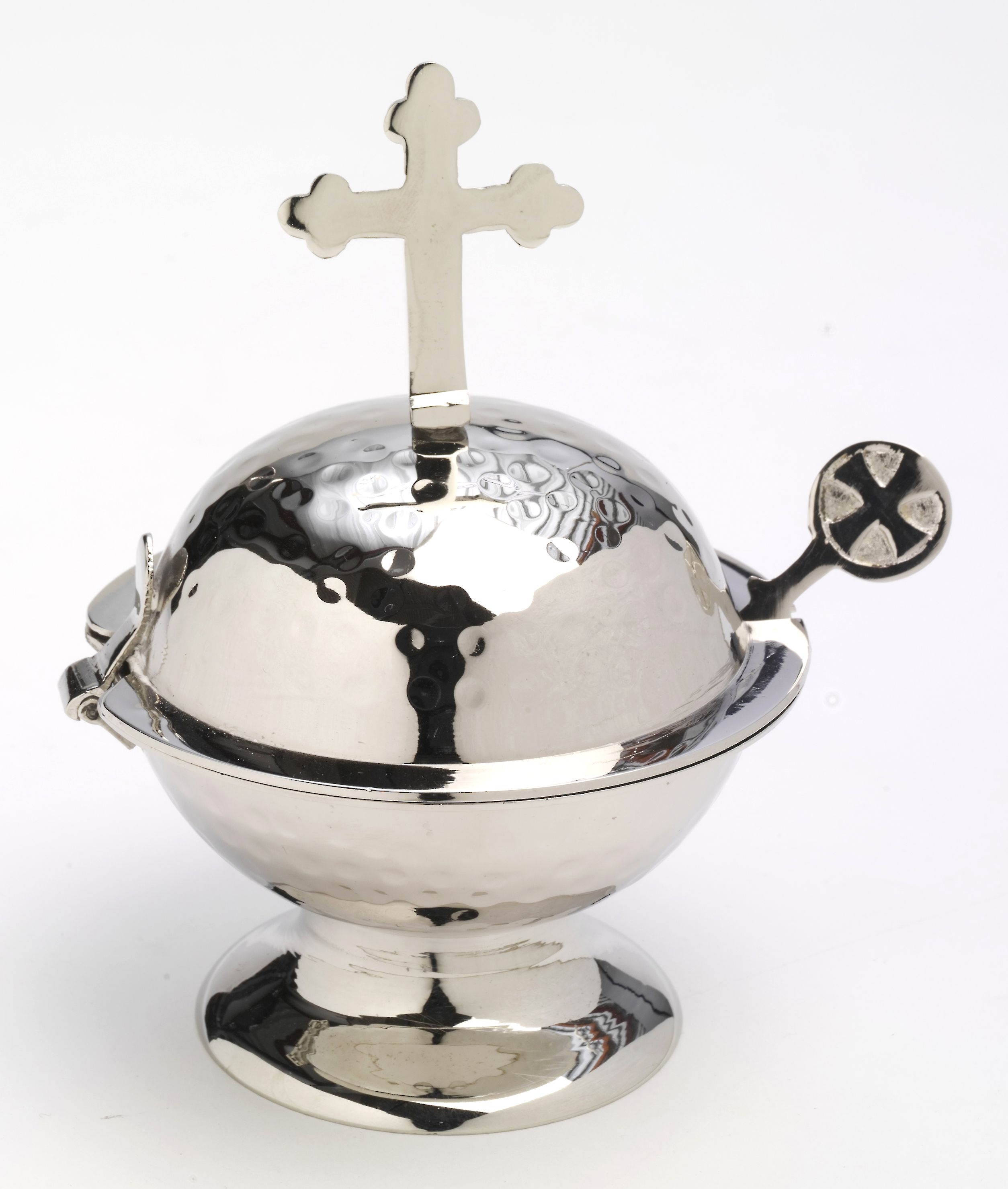 Łódka z krzyżykiem + łyżeczka - 2 modele (mosiądz, nikiel) - TRYBULARZE, ŁÓDKI - zdjęcie 2 - Łódka z krzyżykiem + łyżeczka - 2 modele (mosiądz, nikiel)