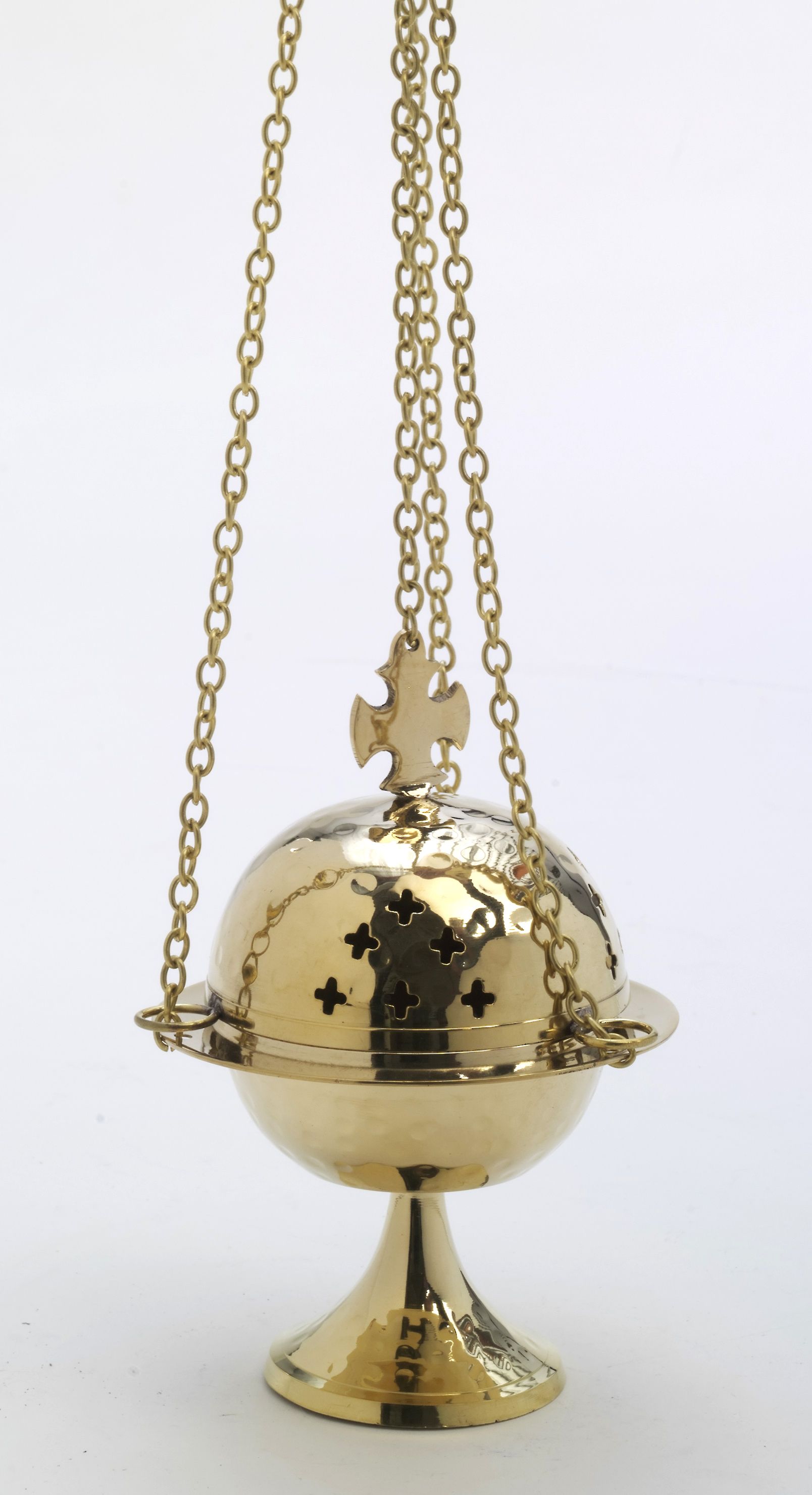 Trybularz mosiężny, kolor złoty - 15 cm. - TRYBULARZE, ŁÓDKI - Nowość