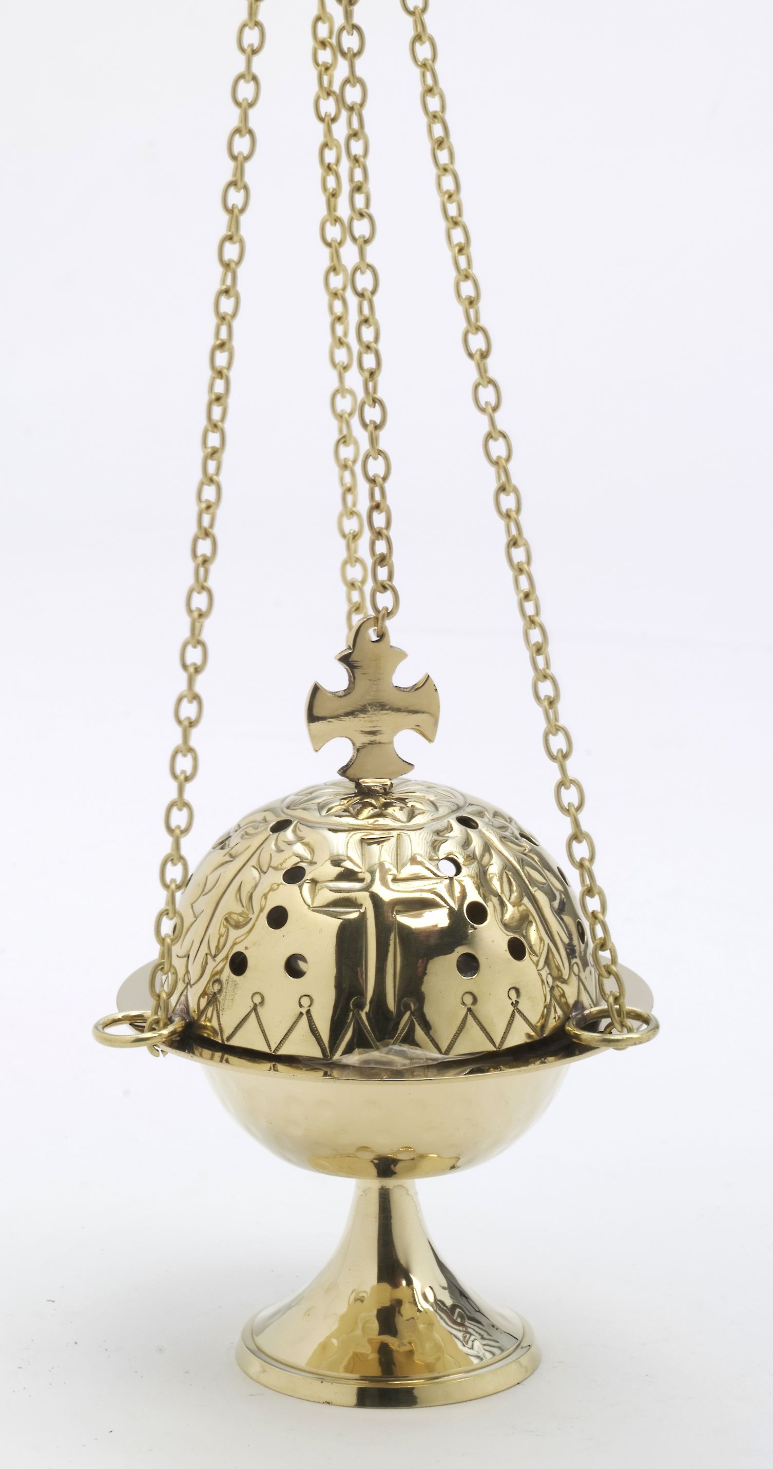 Trybularz mosiężny, kolor złoty - 16 cm. - TRYBULARZE, ŁÓDKI - Nowość