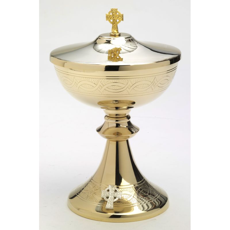 Puszka pozłacana - 23 cm. - PUSZKI MSZALNE - Puszka pozłacana - 23 cm.