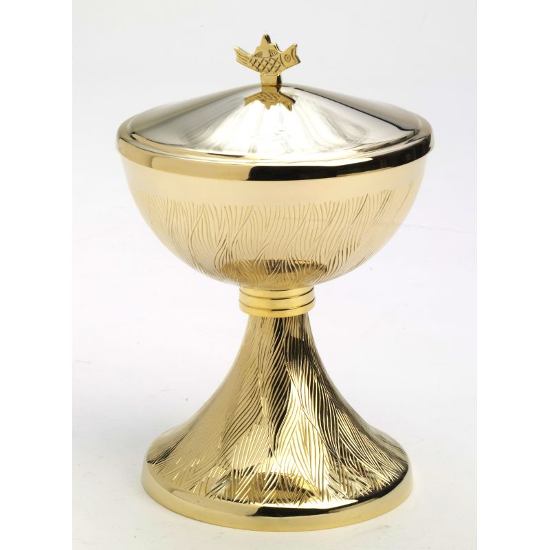 Puszka pozłacana - 17 cm. - PUSZKI MSZALNE - Puszka pozłacana - 17 cm.