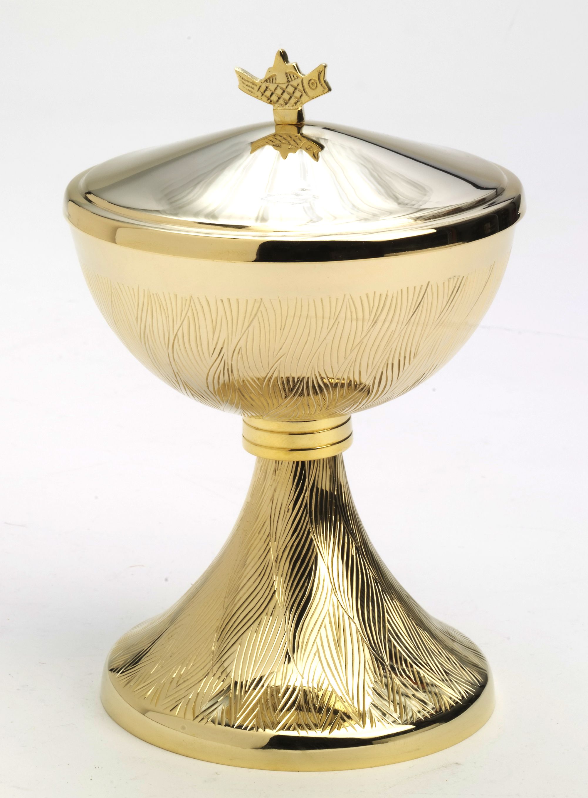 Puszka pozłacana - 17 cm. - PUSZKI MSZALNE - Nowość