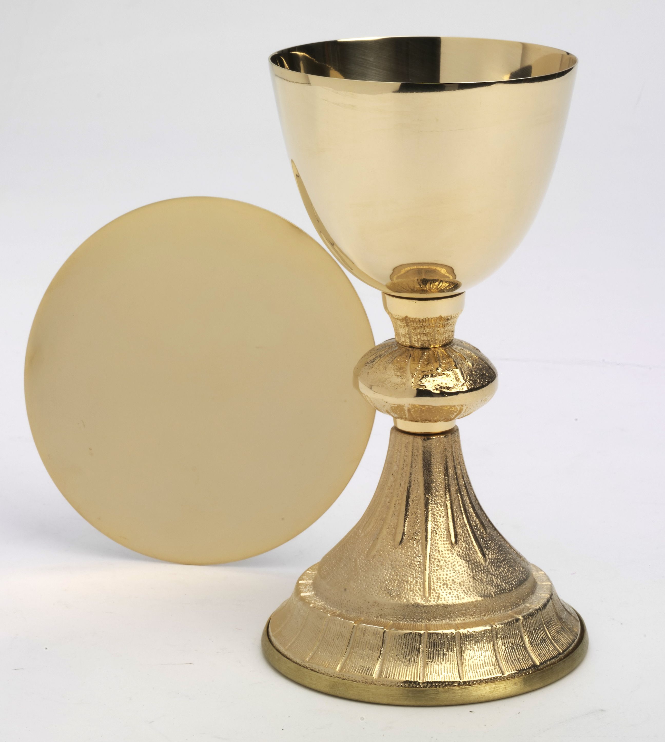 Kielich + patena, pozłacane - 18,5 cm  (806) - KIELICHY MSZALNE - Nowość