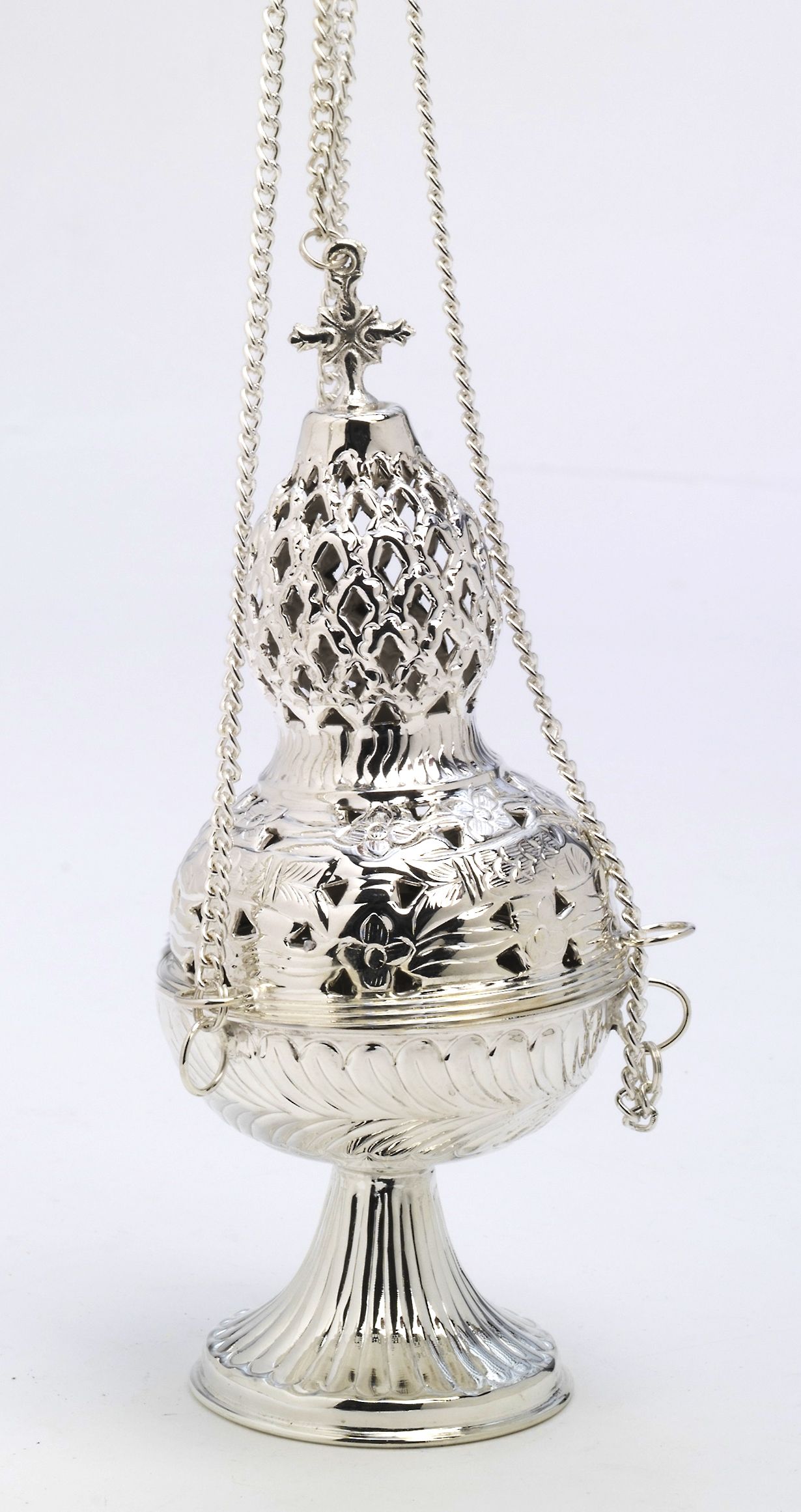 Trybularz posrebrzany - 26 cm - TRYBULARZE, ŁÓDKI - Nowość