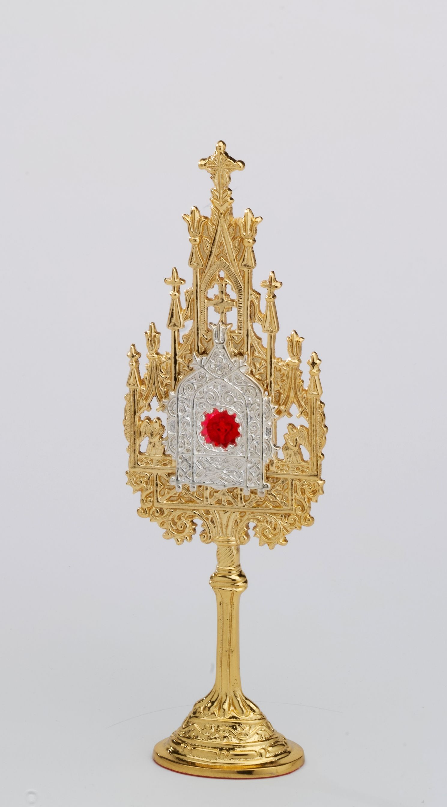 Relikwiarz złocony - 22,5 cm - RELIKWIARZE - zdjęcie 2 - Relikwiarz złocony - 22,5 cm