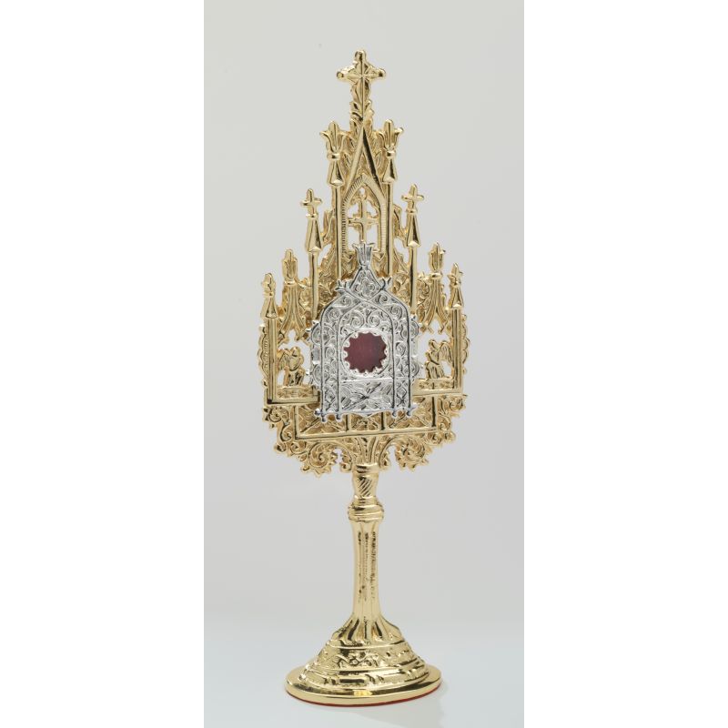 Relikwiarz złocony - 22,5 cm - RELIKWIARZE - Relikwiarz złocony - 22,5 cm