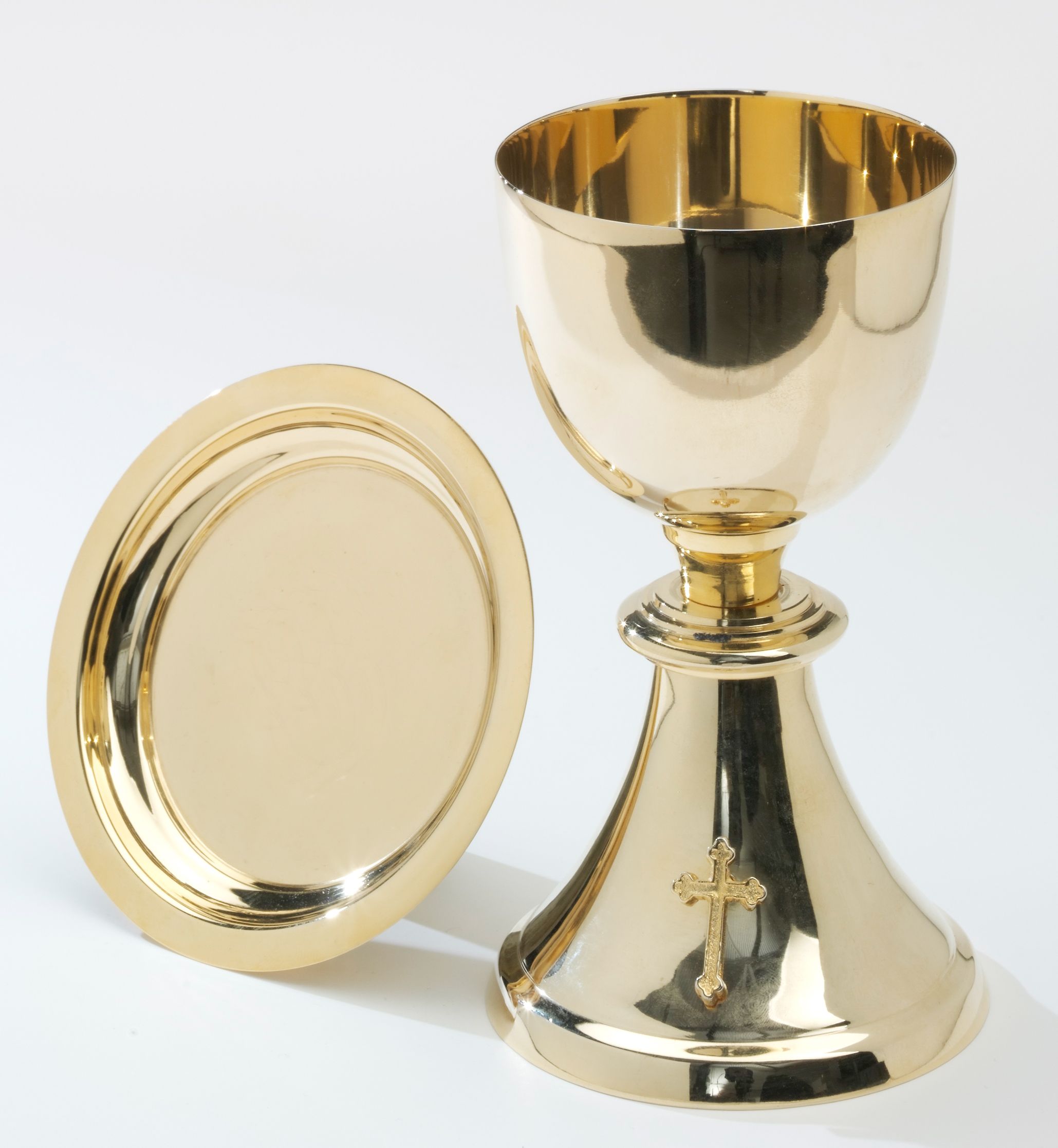 Kielich pozłacany z krzyżykiem - KIELICHY MSZALNE - Kielich pozłacany z krzyżykiem