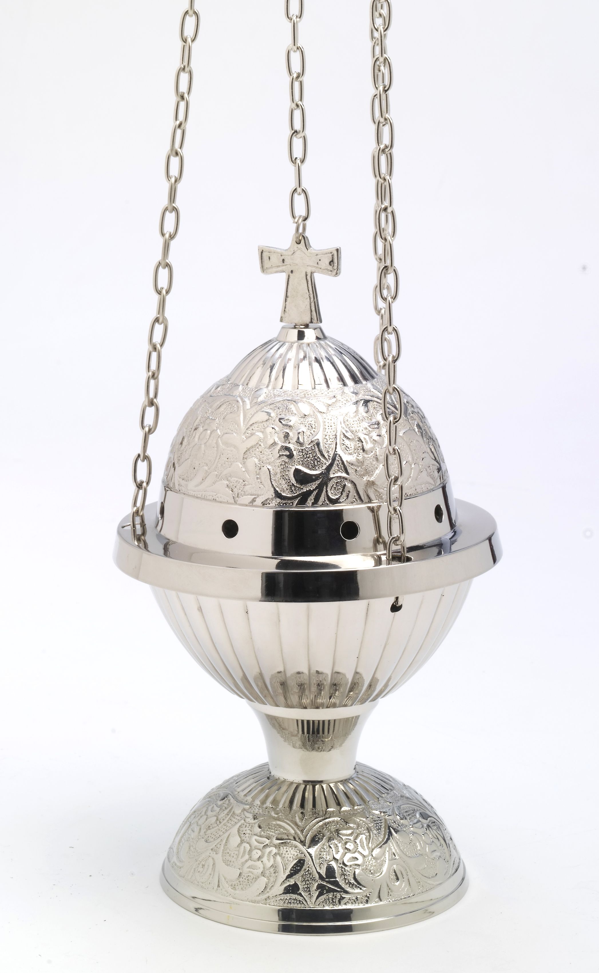 Trybularz niklowany mosiądz - 24 cm - TRYBULARZE, ŁÓDKI - Nowość