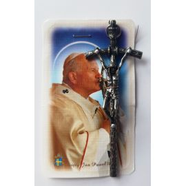 Krzyżyk papieski - z obrazkiem - ALBY LEKTORSKIE