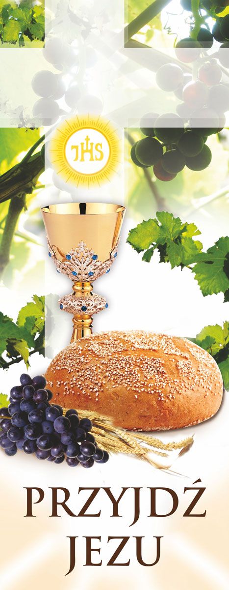 Baner I Komunia Święta - Przyjdź Jezu (6) - Pierwsza Komunia Święta - Nowość