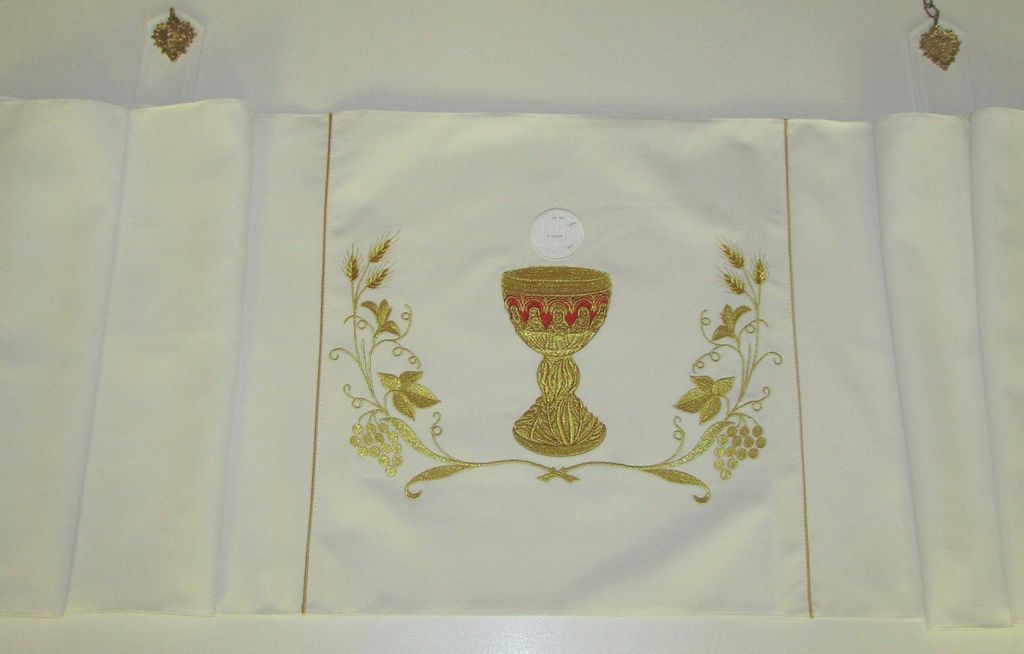 Welon na ramiona haftowany kielich - piękny haft - WELONY - Nowość