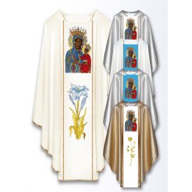 Ornat haftowany - MB Częstochowska (32) - Ornaty Maryjne