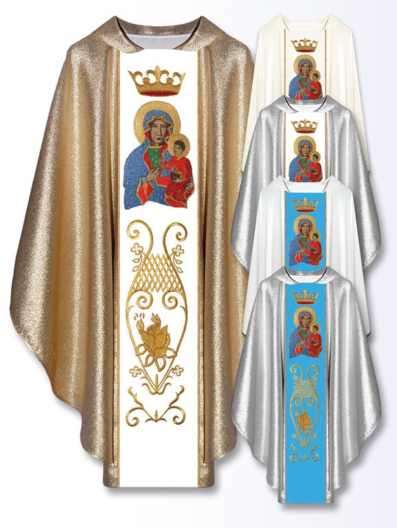 Ornat haftowany - MB Częstochowska (31) - Ornaty Maryjne - Nowość