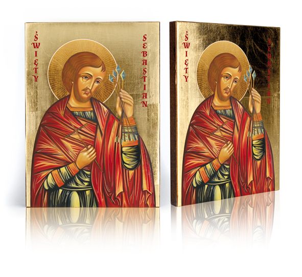 Ikona religijna Święty Sebastian - Święci i Błogosławieni - Nowość