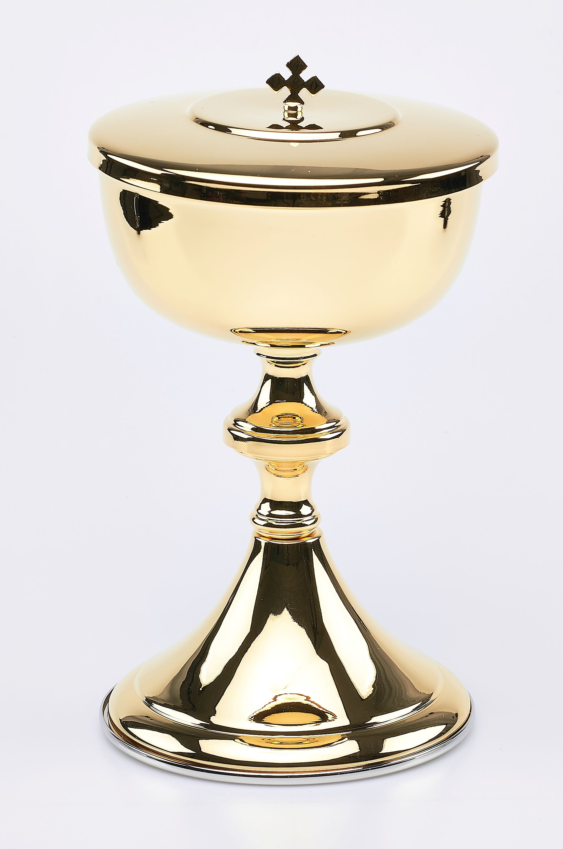 Puszka pozłacana na komunikanty, do koncelebry (2) - PUSZKI MSZALNE - Nowość