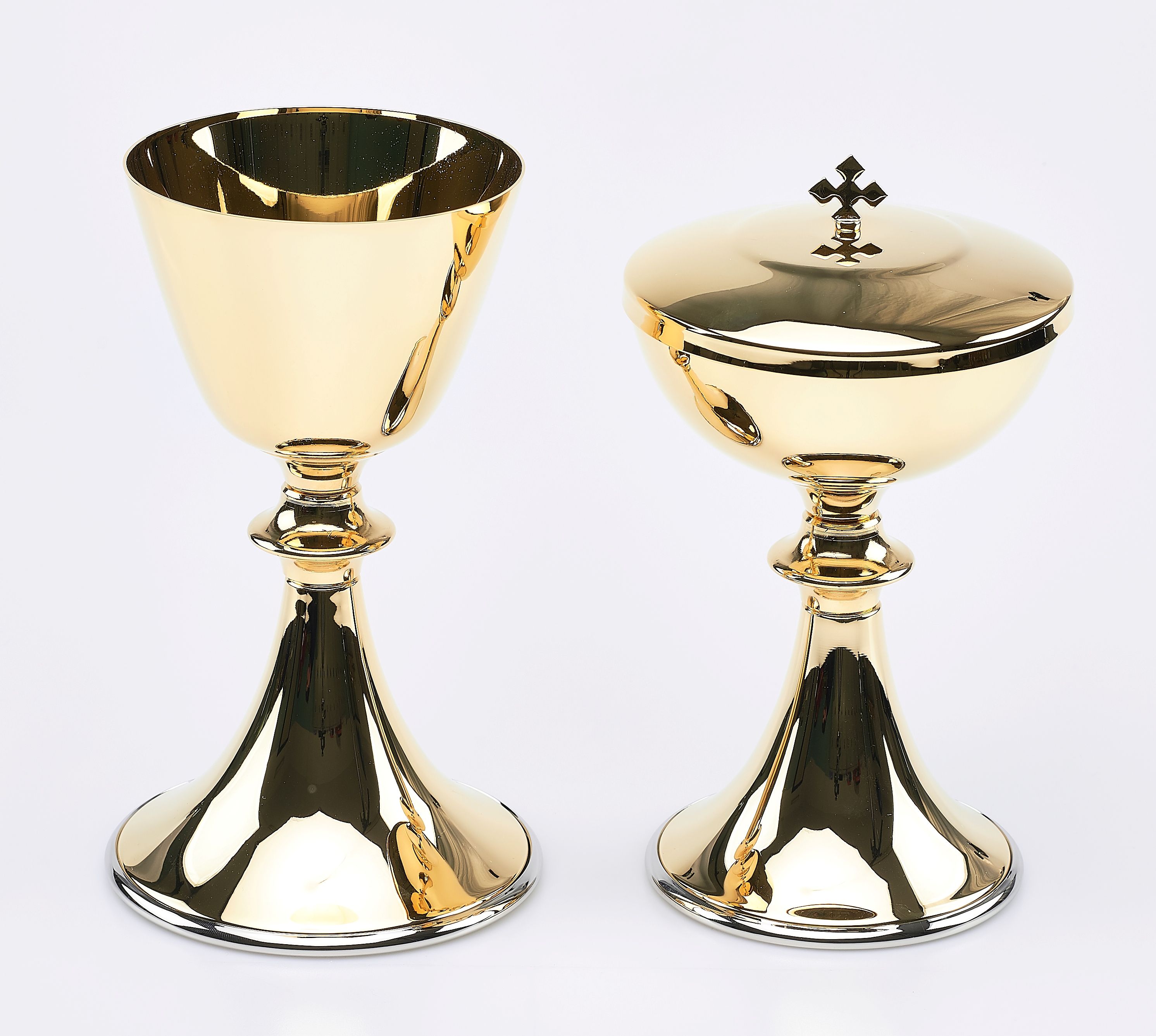 Komplet kielich + puszka (10) - KIELICHY MSZALNE - Nowość