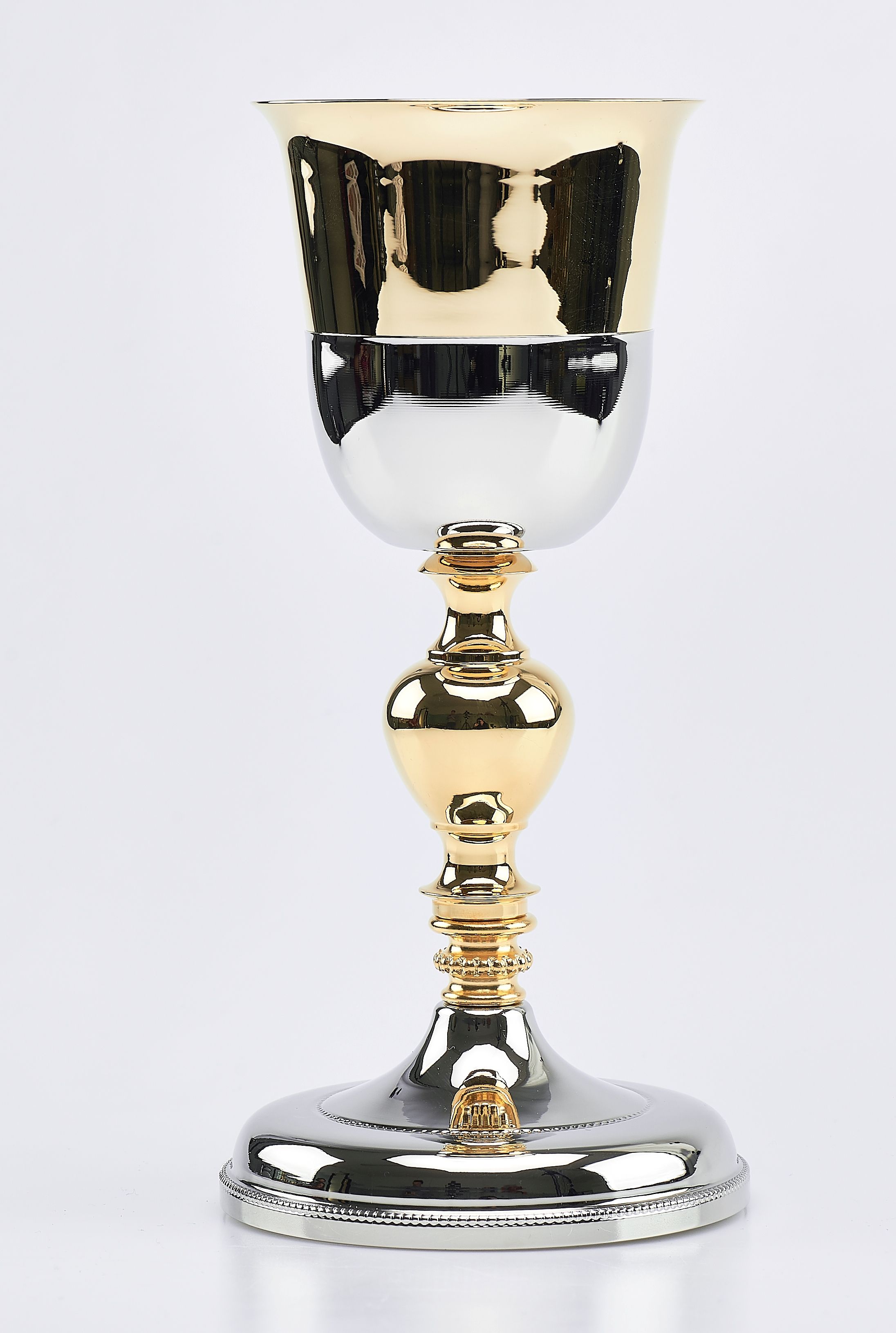 Kielich pozłacany Maltański - 22 cm (2) - KIELICHY MSZALNE - Nowość