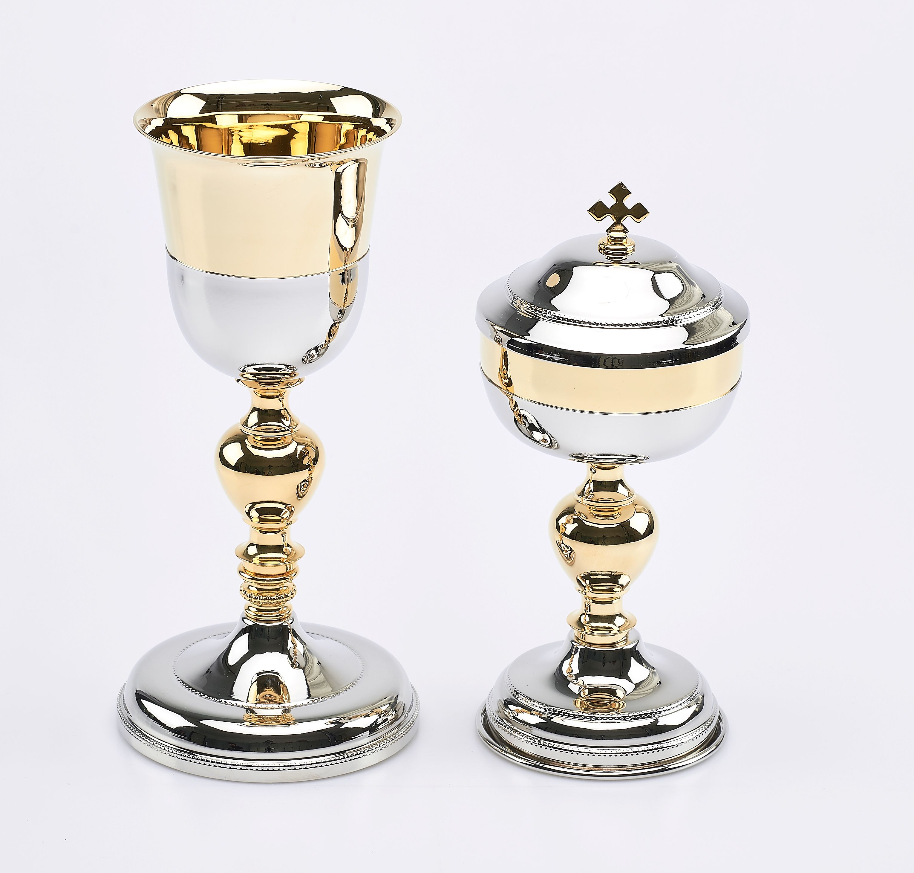 Komplet kielich + puszka (11) - KIELICHY MSZALNE - Nowość