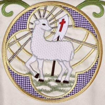 Baldachim haftowany na procesję - BALDACHIMY - zdjęcie 2 - Baldachim haftowany na procesję