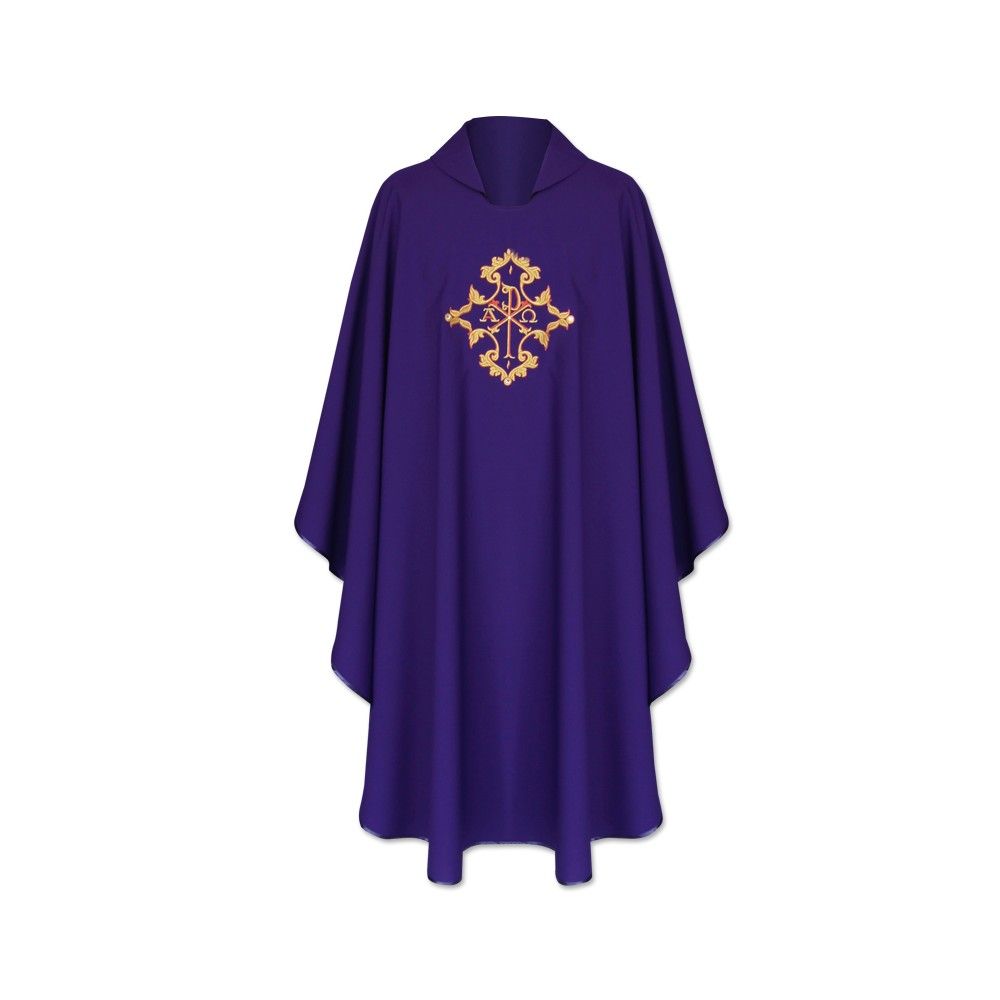 Ornat gotycki PX - kolory liturgiczne (14) - Ornaty haftowane - zdjęcie 3 - Ornat gotycki PX - kolory liturgiczne (14)