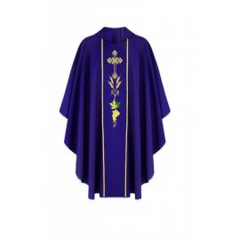 Ornat gotycki Krzyż - kolory liturgiczne (19) - Ornaty haftowane