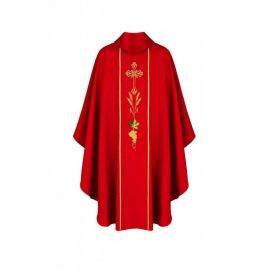 Ornat gotycki Krzyż - kolory liturgiczne (19) - Ornaty haftowane - zdjęcie 3 - Ornat gotycki Krzyż - kolory liturgiczne (19)
